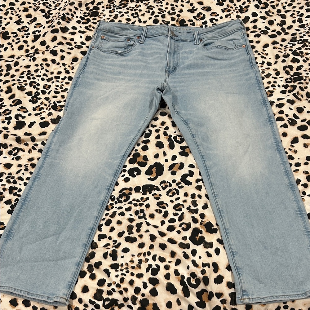 American Eagle Outfitters Light Blue Straight Jeans